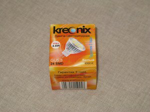 Kreonix MR16 JCDR 24SMD (в упаковке)